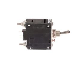 IULNK1-1REC4-52-100., Circuit Breaker, Magnetic, 1, 100A, Sealed Toggle, M6 Screw, Chrome, 6/32 MTG Screw Panel Mount, Aux Switch 0,110 Q.C.
